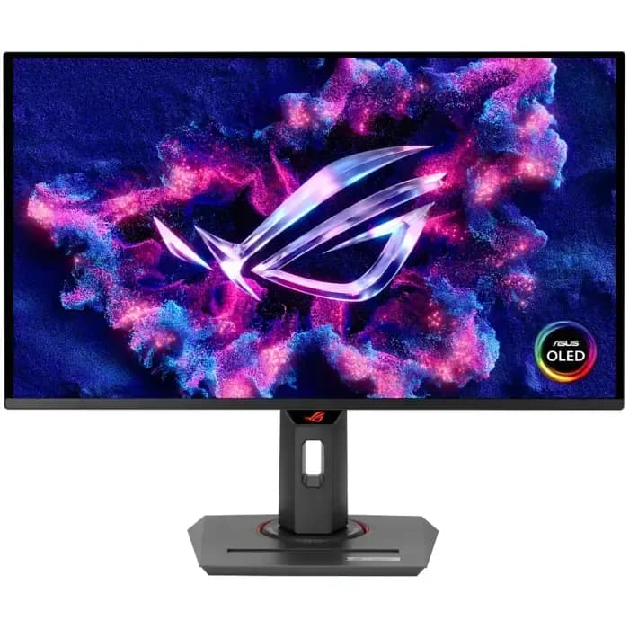 Monitor Asus 26.5" ROG Strix XG27UCDMG, QD-OLED, AMD FreeSync Premium Pro 240Hz, 0.03ms (GTG), HDR10, 2xHDMI, DP, USB-C, 3xUSB 3.2, Pivot, 4K