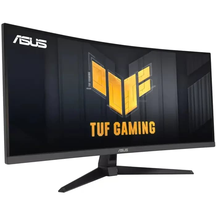 Monitor Asus 34" TUF Gaming VG34VQ3B, VA, gaming, Adaptive-Sync, AMD FreeSync Premium 180Hz, 1ms, HDR400, 2xHDMI, 2xDP, 4xUSB 3.2, Zvučnici, Zakrivljeni 1500R, 3440x1440