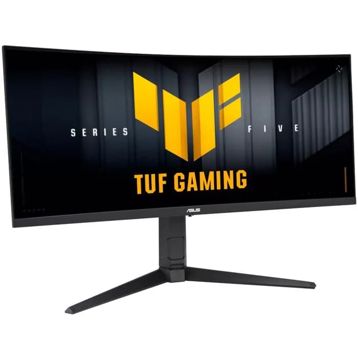 Monitor Asus 34" TUF Gaming VG34WQML5A, VA, gaming, Adaptive-Sync, AMD FreeSync Premium Pro 250Hz, 0.5ms, HDR400, 2xHDMI, 2xDP, 3xUSB 3.2, Zvučnici, Zakrivljeni 1500R, 3440x1440