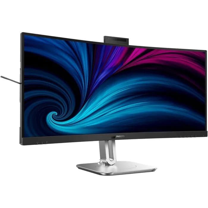 Monitor Philips 34" 34B2U6603CH, VA, Adaptive-Sync 120Hz, HDR400, 2xHDMI, DP, 4xUSB 3.2, 2xUSB-C, 2xThunderbolt 4, RJ45, Zvučnici, Kamera, Zakrivljen 1500R, 3440x1440