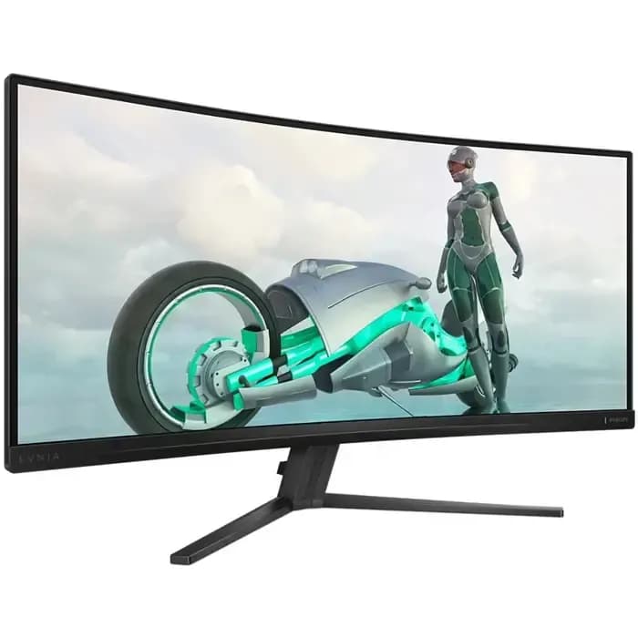 Monitor Philips 34" 34M2C3500L, VA, gaming, Adaptive-Sync 180Hz, 0.5ms, HDR10, 2xHDMI, DP, Zakrivljeni 1500R, 3440 x 1440