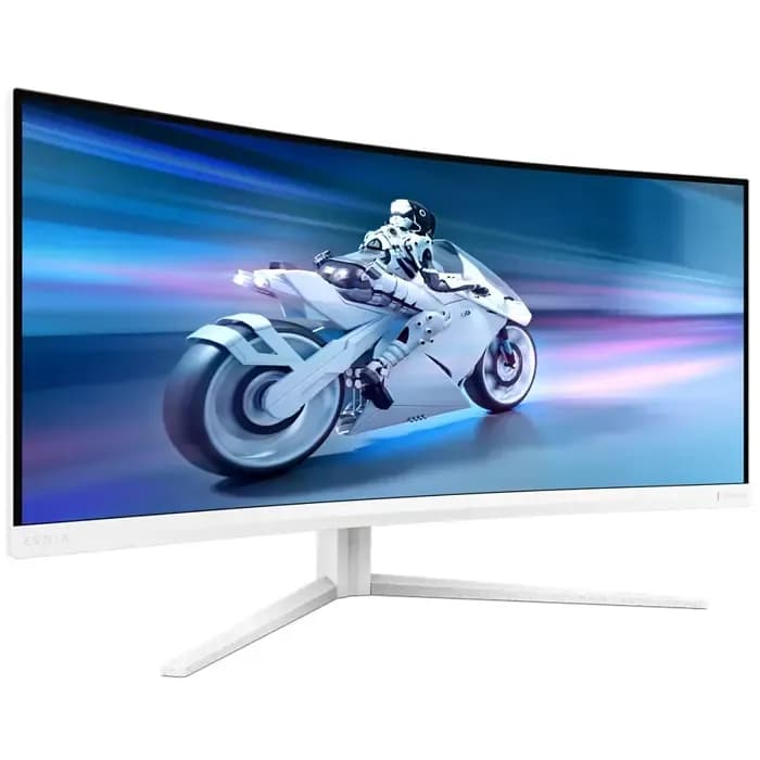 Monitor Philips 34" 34M2C5501A, VA, gaming, NVIDIA G-Sync, AMD FreeSync 180Hz, 1ms (GTG), HDR400, 2xHDMI, DP, 3xUSB, Zakrivljeni 1500R, Zvučnici, 3440 x 1440