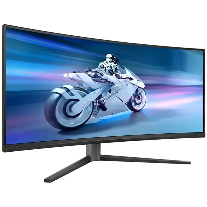 Monitor Philips 34" 34M2C6500, QD-OLED, gaming, AMD FreeSync 175Hz, 0.03ms (GTG), HDR400, 2xHDMI, DP, 2xUSB, Zakrivljeni 1800R, 3440 x 1440
