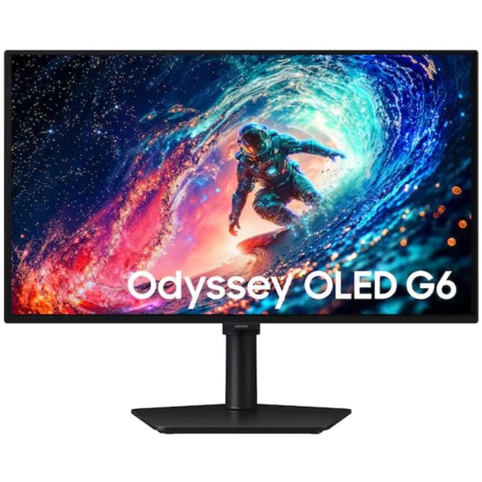 Monitor Samsung 27" Odyssey OLED G6, LS27HG612SUXEN, OLED, gaming, AMD FreeSync Premium 240Hz, 0.03ms (GTG), HDR10, HDMI, DP, Pivot, 2K