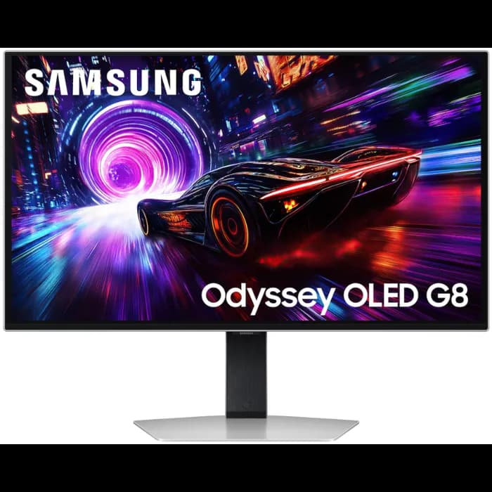Monitor Samsung 27" Odyssey OLED G8, LS27FG810SUXEN, OLED, gaming, AMD FreeSync Premium 240Hz, 0.03ms (GTG), HDR400, 2xHDMI, DP, 2xUSB 3.2, Pivot, 4K
