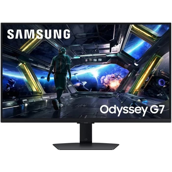 Monitor Samsung 32" Odyssey G7, LS32DG702EUXDU, IPS, gaming, AMD FreeSync Premium 144Hz, 1ms (GTG), HDR400, 2xHDMI, DP, 2xUSB 3.0, RJ45, Zvučnici, Pivot, 4K