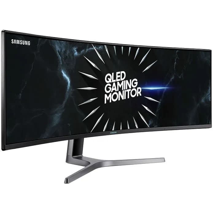 Monitor Samsung 49" Odyssey CRG9, LC49RG90SSPXEN, VA, gaming, AMD FreeSync2 120Hz, HDMI, 2xDP, 4xUSB 2.0, HDR1000, Zakrivljeni 1800R, 5120x1440