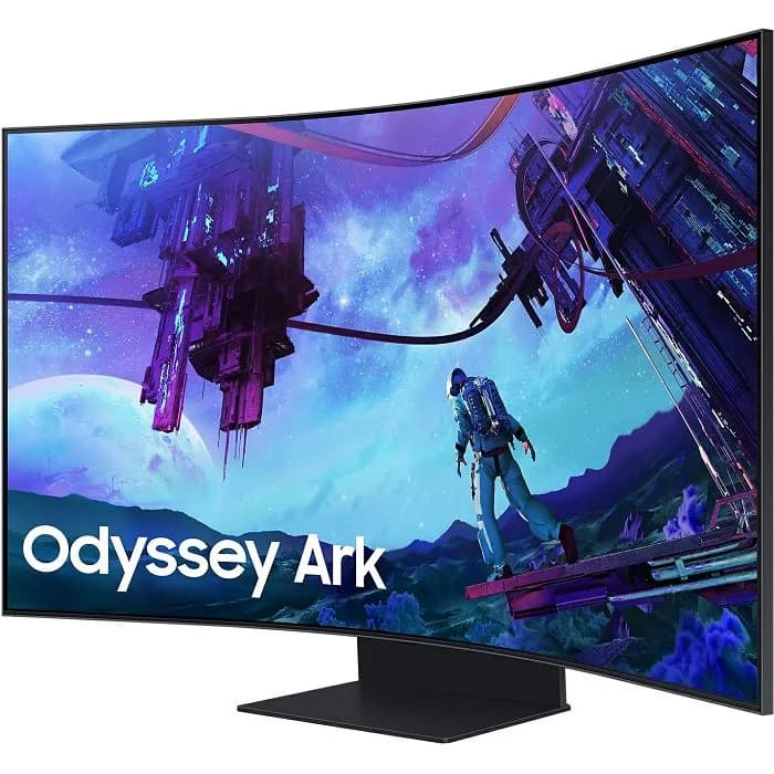 Monitor Samsung 55" Odyssey Ark, LS55CG970NUXDU, VA, gaming, AMD FreeSync Premium Pro 165Hz, 1ms, HDR10, 3xHDMI, DP, 2xUSB 2.0, WiFi 5, Bluetooth 5.2, Zvučnici, Zakrivljeni 1000R, Pivot, 4K