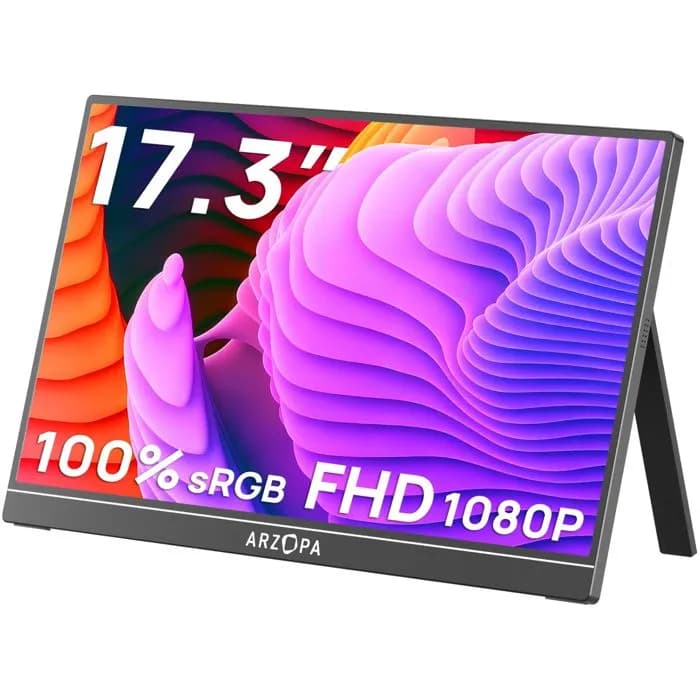 Montior Arzopa 17.3" A1M, IPS, mini HDMI, USB-C, Zvučnici, Full HD