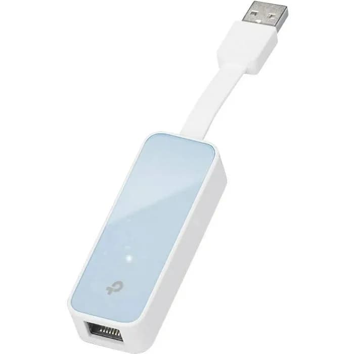Mrežni adapter TP-Link UE200, USB-A 2.0 na LAN (RJ45), bijeli