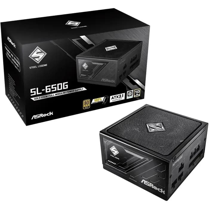 Napajanje ASRock SL-650G, 650W, 80+ Gold, modularno, ATX