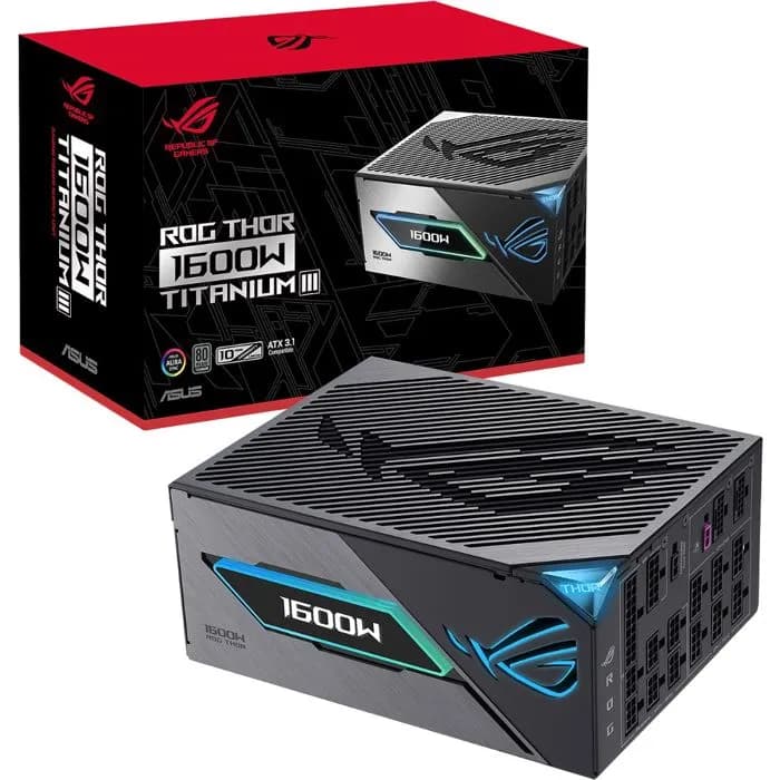 Napajanje Asus ROG Thor 1600W Titanium III, 1600W, 80+ Titanium, modularno, ATX