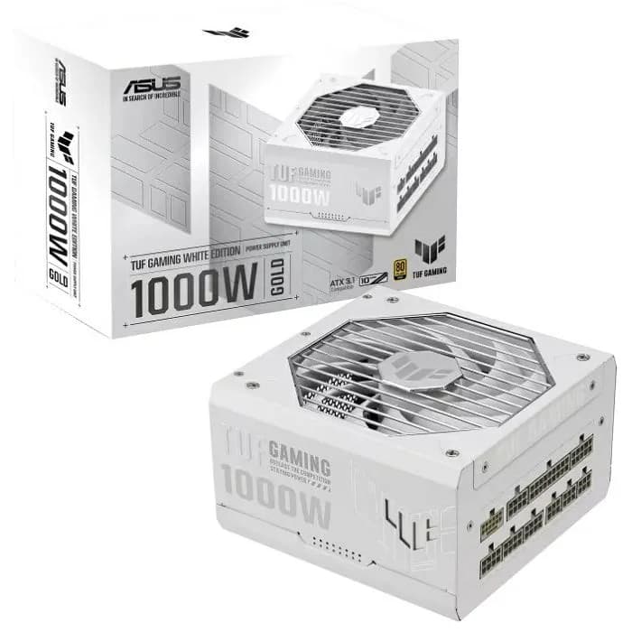 Napajanje Asus TUF Gaming 1000W White, 1000W, 80+ Gold, modularno, ATX