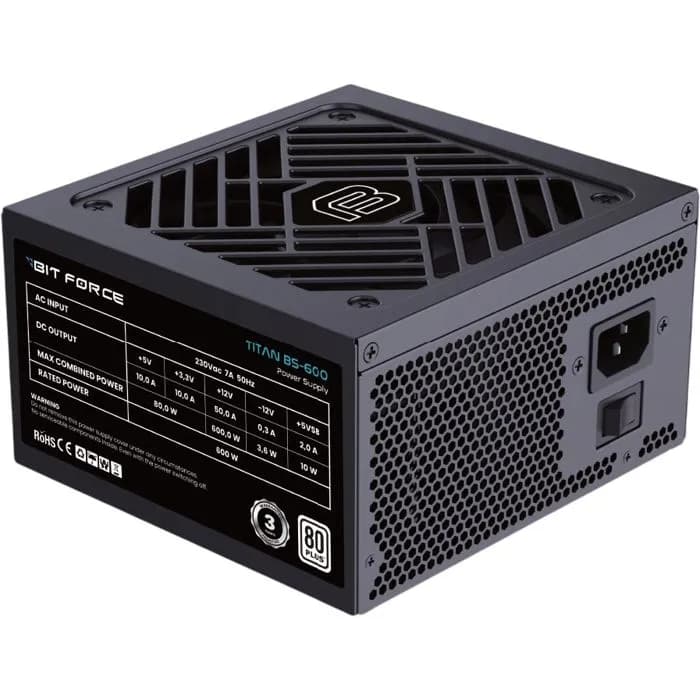 Napajanje Bit Force Titan BS-600, 600W, 80+, ATX