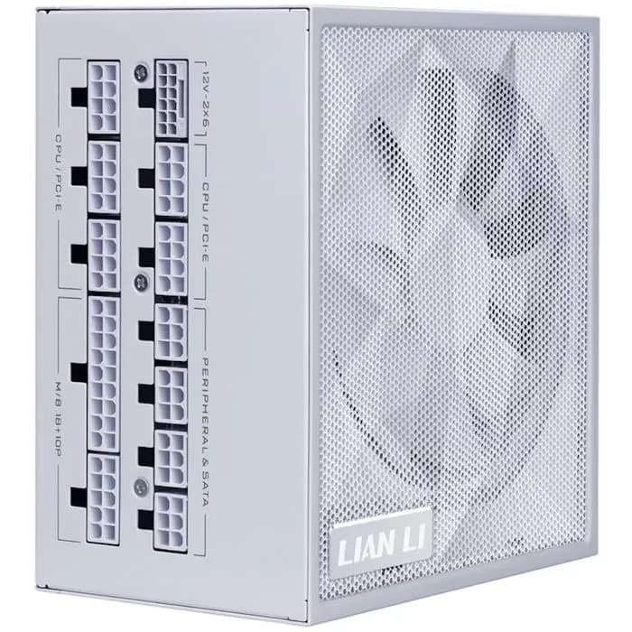 Napajanje Lian Li SX0850P ATX 3.1, 850W, 80+ Platinum, modularno, ATX, bijelo