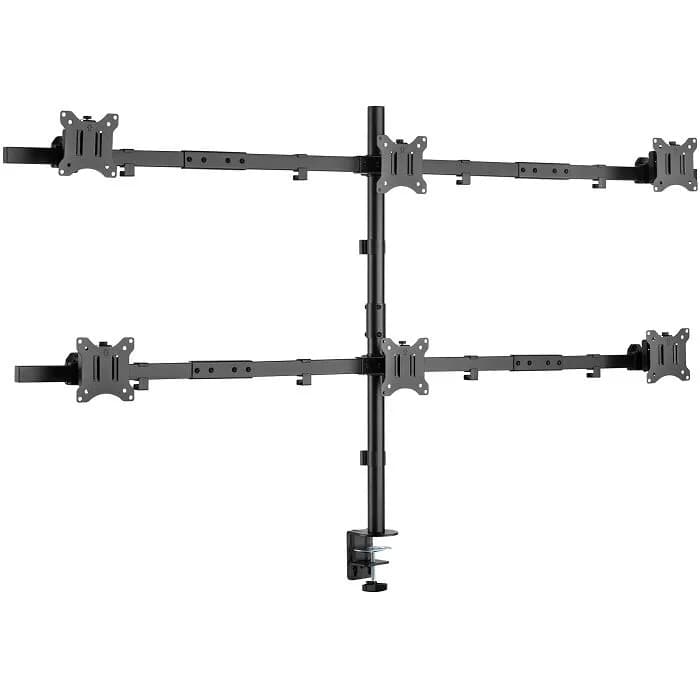 Nosač za monitor SBOX LCD-352/6-2, za 6 monitora