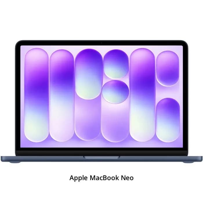 Notebook Apple MacBook Neo 13" Retina, A18 Pro 6-core, 8GB RAM, 256GB SSD, Apple 5-core Graphics, INT KB, Indigo