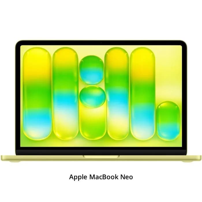 Notebook Apple MacBook Neo 13" Retina, A18 Pro 6-core, 8GB RAM, 512GB SSD, Apple 5-core Graphics, CRO KB, Citrus