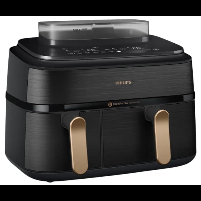 Pametna friteza na vrući zrak i paru Philips 5000 Series NA552/00, 2750W, 9L, crna
