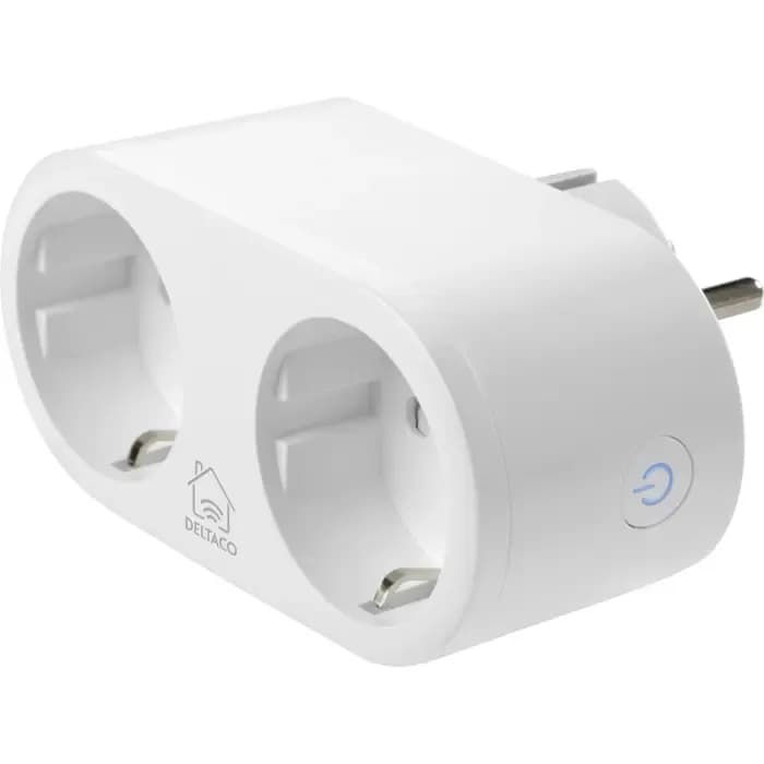Pametna utičnica Deltaco SH-P02E, WiFi, bijela