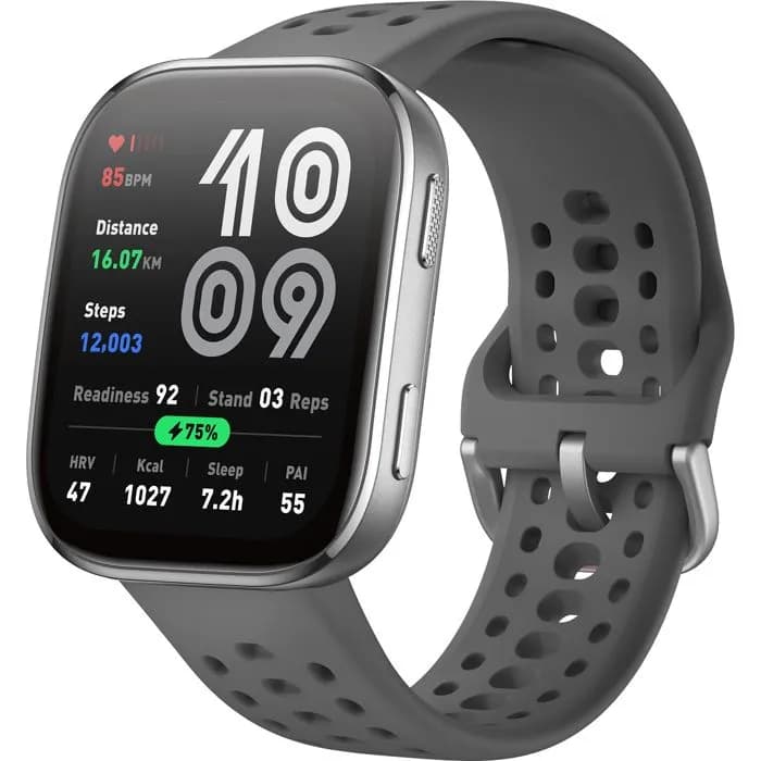 Pametni sat Amazfit Bip 6, 46mm, tamnosivi