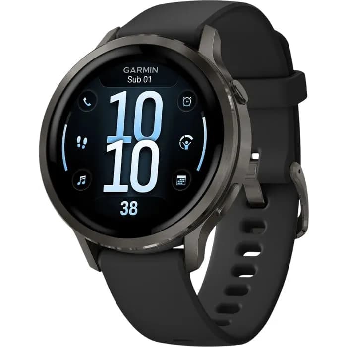 Pametni sat Garmin Venu 4, 41mm, sivi sa crnim remenom