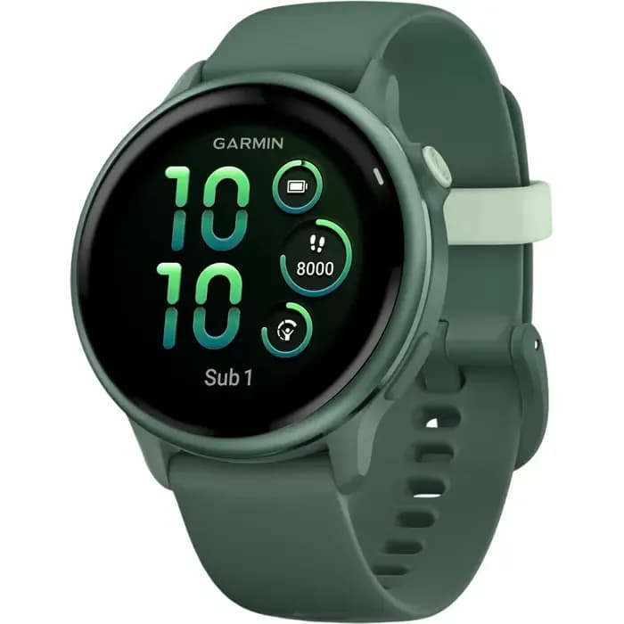Pametni sat Garmin Vivoactive 6, 42mm, metalik tamnozeleni s tamnozelenim remenom