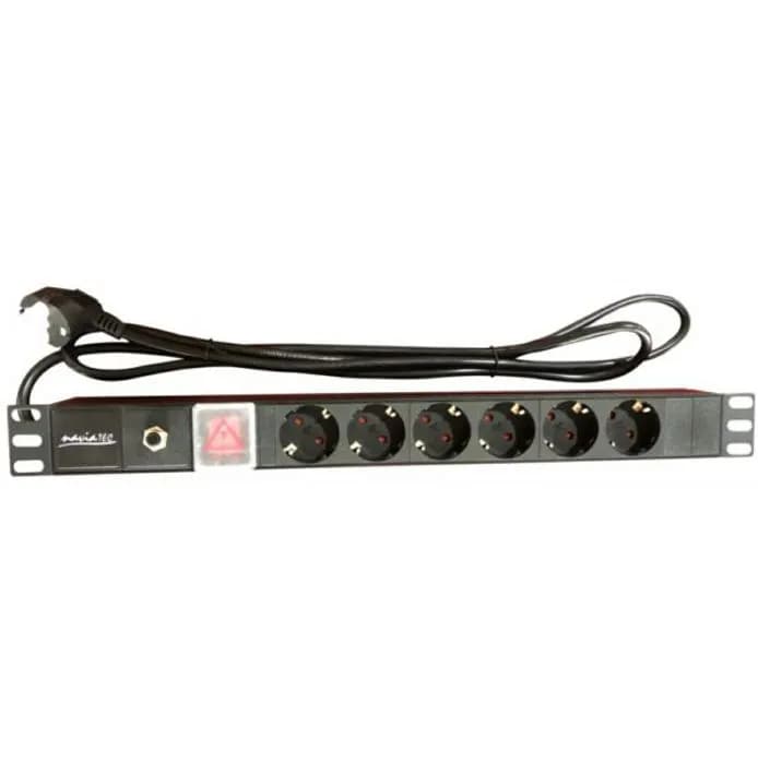 PDU NaviaTec PDU001, 6xŠuko priključaka, 1.8m, crni