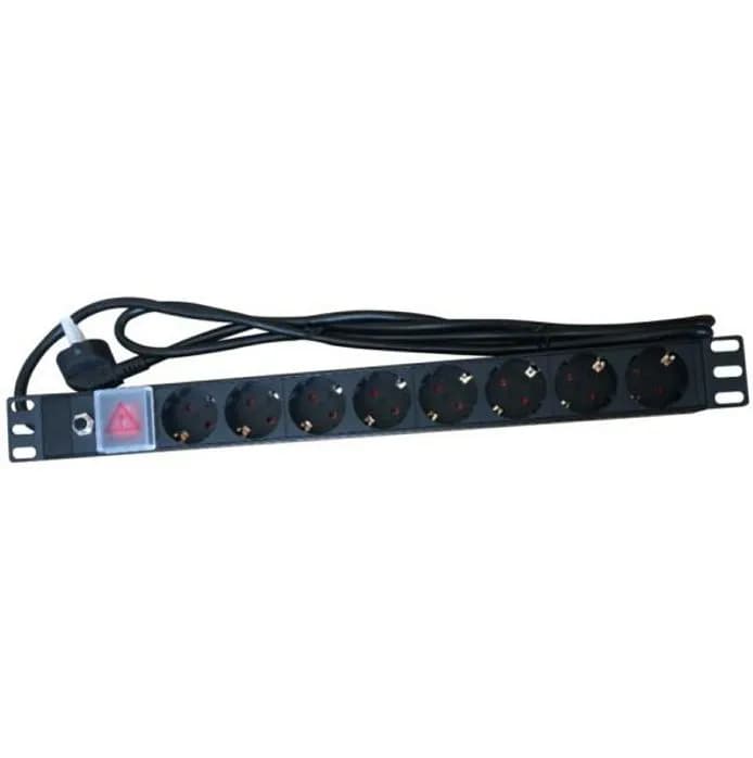 PDU NaviaTec PDU008, 8xŠuko priključaka, 1.8m, crni