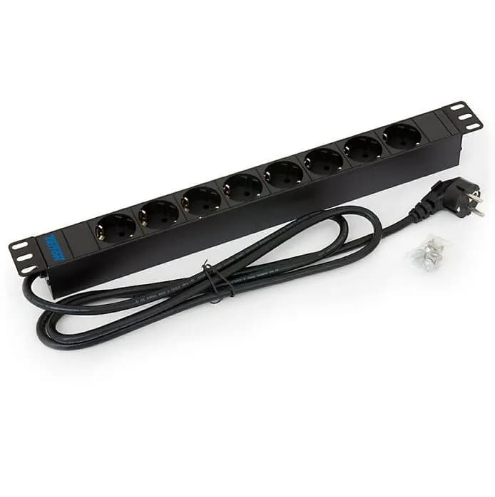 PDU Triton RAB-PD-X02-A1, 8xŠuko priključaka, 2.0m, crni