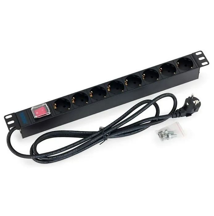 PDU Triton RAB-PD-X04-A1, 8xŠuko priključaka, 2.0m, crni