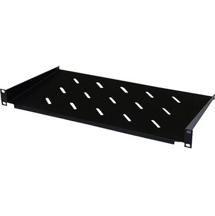 Polica za komunikacijski ormar NaviaTec, 19" polica za mrežni ormar, 250 mm, 1U, Cantilever, crna