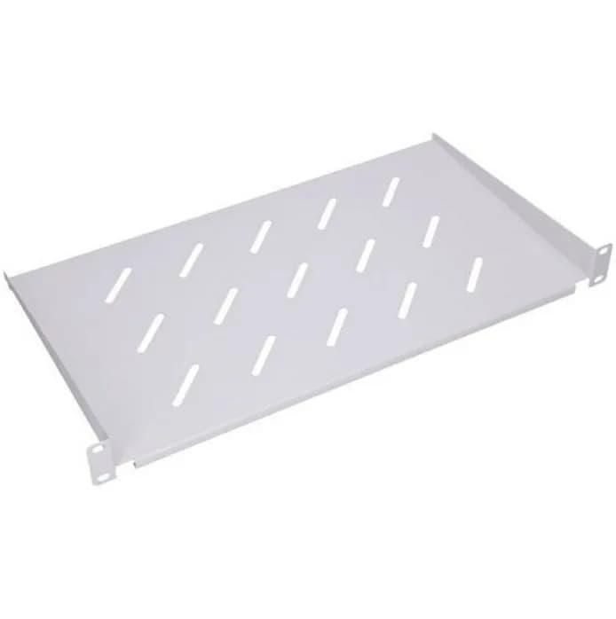 Polica za komunikacijski ormar NaviaTec, 19", 350 mm, 1U, Cantilever, siva