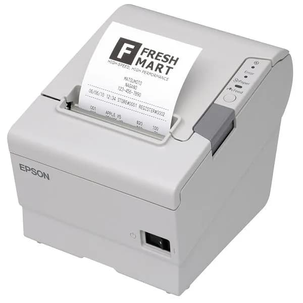 POS printer Epson TM-T88VII, USB, RS232, Ethernet, ePOS, white