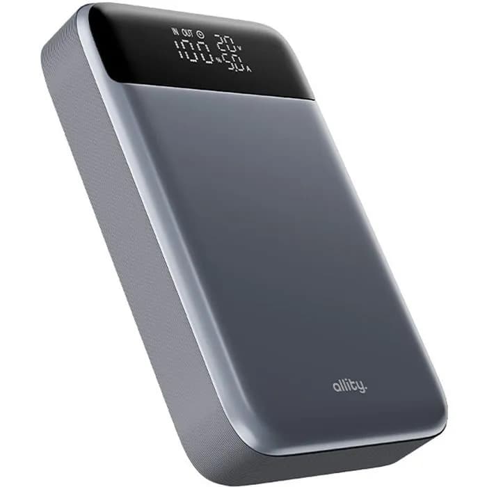 Power Bank Allity APB-200 PD QC, 19200mAh, 130W, sivi