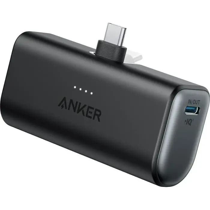 Power Bank Anker Nano 5K A1653H11, 5000mAh, 18W, 2xUSB-C, crni