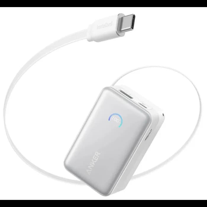 Power Bank Anker Nano A1638H21, 10000 mAh, 45W, USB-A, USB-C, bijeli