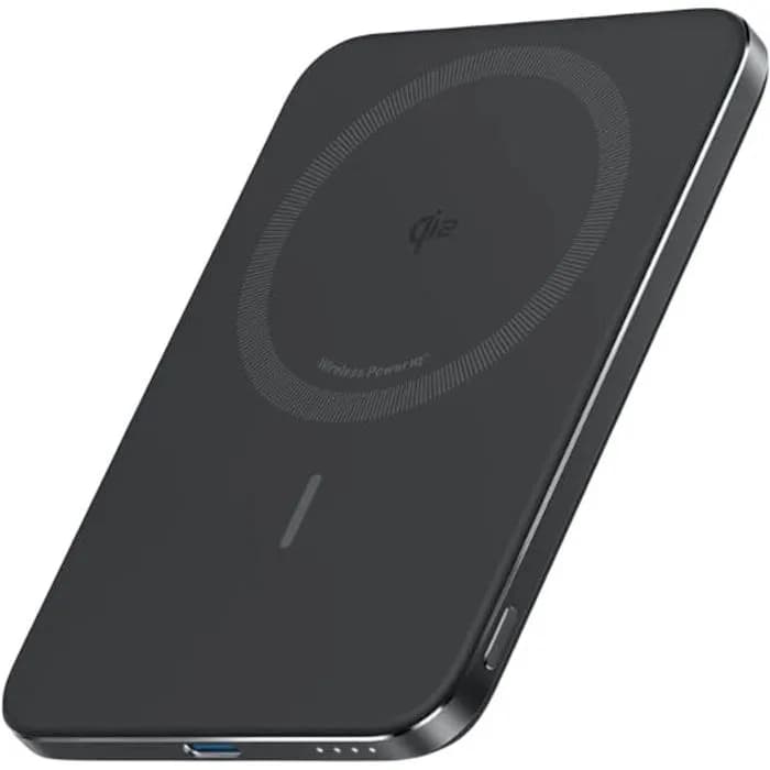 Power Bank Anker Nano A1665H11, 5000 mAh, 20W, bežično magnetsko punjenje, crni
