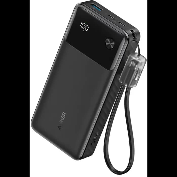 Power Bank Anker Powerbank A1384G11, 20000 mAh, 30W, USB-A, 2xUSB-C, crni