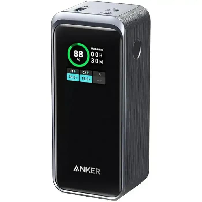 Power Bank Anker Prime A1336011, 20000mAh, 200W, USB-A, 2xUSB-C, Black