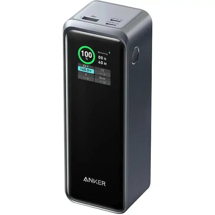 Power Bank Anker Prime A1340011, 27650mAh, 250W, USB-A, 2xUSB-C, Black
