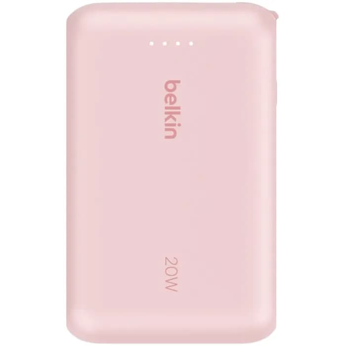 Power bank Belkin BoostCharge BPB021HQPK, 10000mAh, 20W, USB-C, rozi