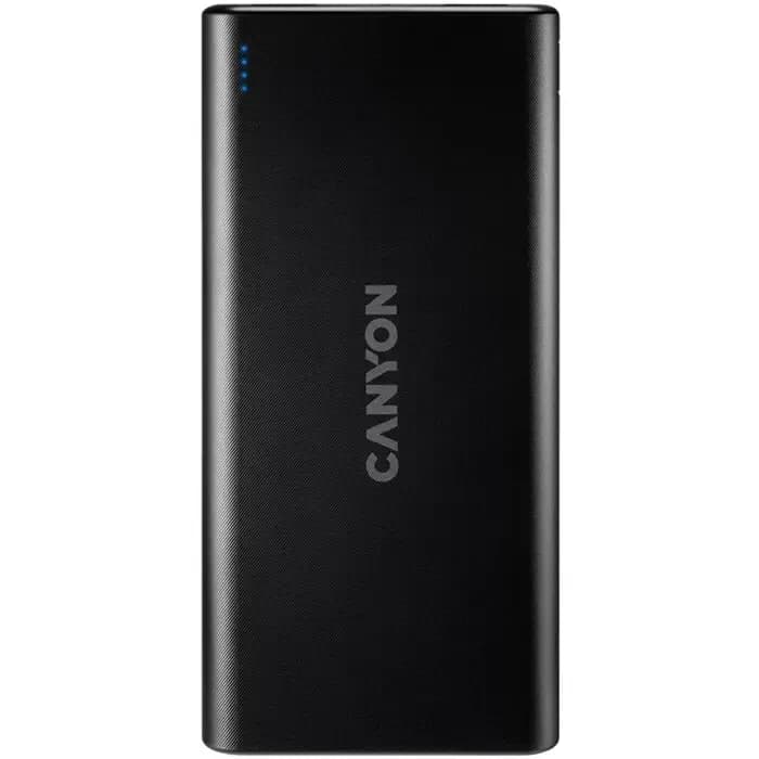 Power Bank Canyon PB-106, 10000mAh, 10.5W, Micro USB, 2xUSB-A, USB-C, crni