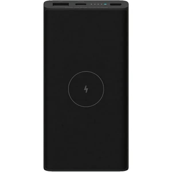 Power Bank Xiaomi Wireless, 10000mAh, 10W, USB-A, USB-C, crni