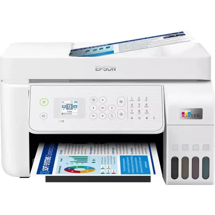 Printer Epson EcoTank L5316, CISS, ispis, kopirka, skener, faks, LAN, USB, WiFi, A4
