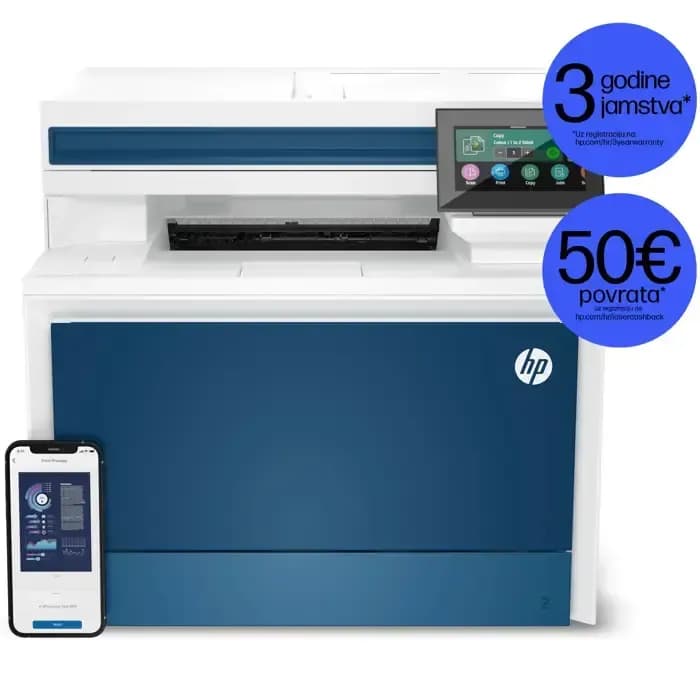 Printer HP Color LaserJet Pro 4302fdw, 5HH64F, ispis u boji, kopirka, skener, faks, duplex, LAN, USB, WiFi, A4