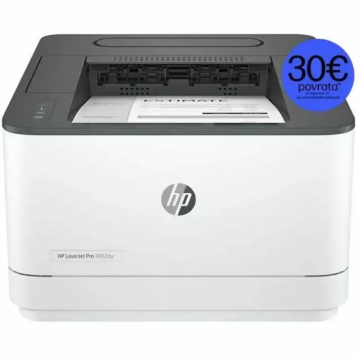 Printer HP LaserJet Pro 3002dw, 3G652F, crno-bijeli ispis, duplex, LAN, USB, WiFi, A4