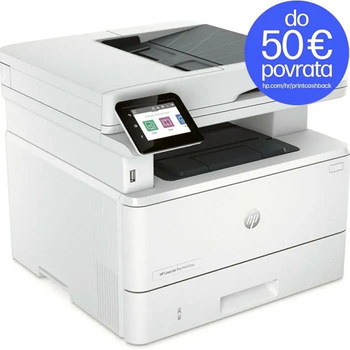 Printer HP LaserJet Pro MFP 4102dw, 2Z622F, crno-bijeli ispis, kopirka, skener, duplex, LAN, USB, WiFi, A4