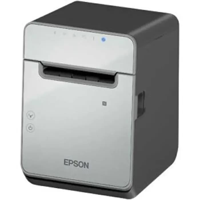 Printer za naljepnice Epson TM-L100, 8 dots/mm (203 dpi), cutter, linerless, USB, Lightning, BT, Ethernet, black