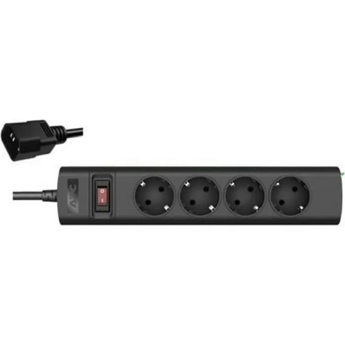 Produžna letva APC PZ42I-GR, 4xŠuko, 1.50m C14, crna